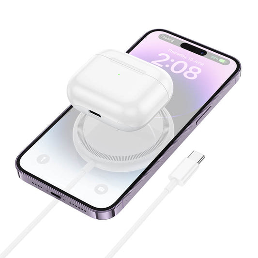 15W Magnetic Induction Charger | BQ27 Wireless Fast Charging Pad White - MIZO.at