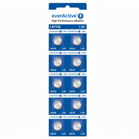 10er Pack everActive AG10 Mini Alkaline Batterie LR1130 LR54