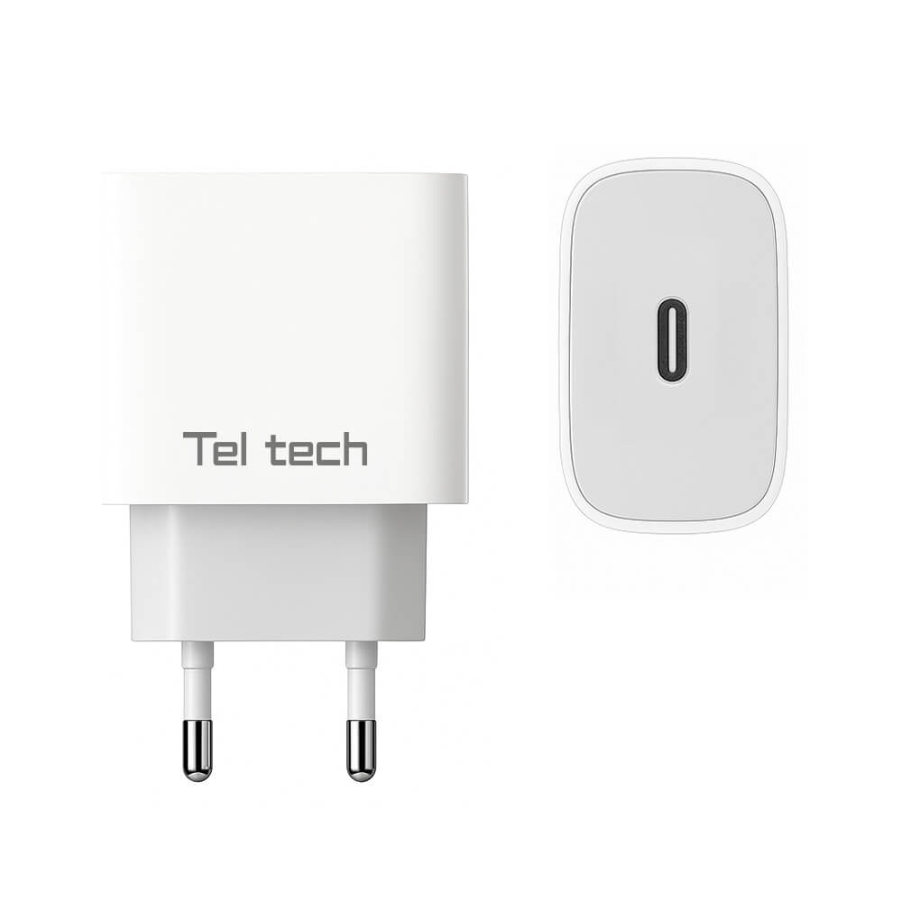 Teltech GaN Netzteil USB-C 45W Weiß TCH06 - MIZO.at