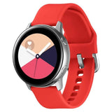 Universal 22mm Silikon Smartwatch Band Rot | Bequemes Uhrenarmband - MIZO.at