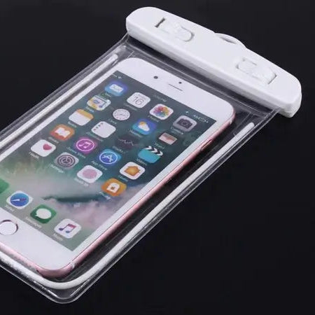 Universal Wasserschutzhülle für Smartphone – Weiß - MIZO.at