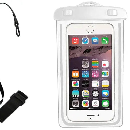 Universal Wasserschutzhülle für Smartphone – Weiß - MIZO.at