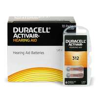 Duracell ActivAir 312 Batteries 6er Pack Made in Germany - MIZO.at