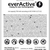 everActive R03 AAA Ni-MH 800mAh Ready-to-Use 2er Pack - MIZO.at