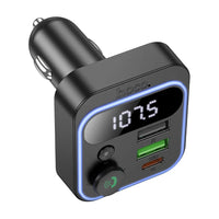 HOCO E85 FM Bluetooth Transmitter Car Adapter Car FM Bluetooth