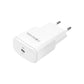 Forever TC-01-20C: 20W USB-C PD Schnelllader für iPhone/Samsung, Weiß - MIZO.at