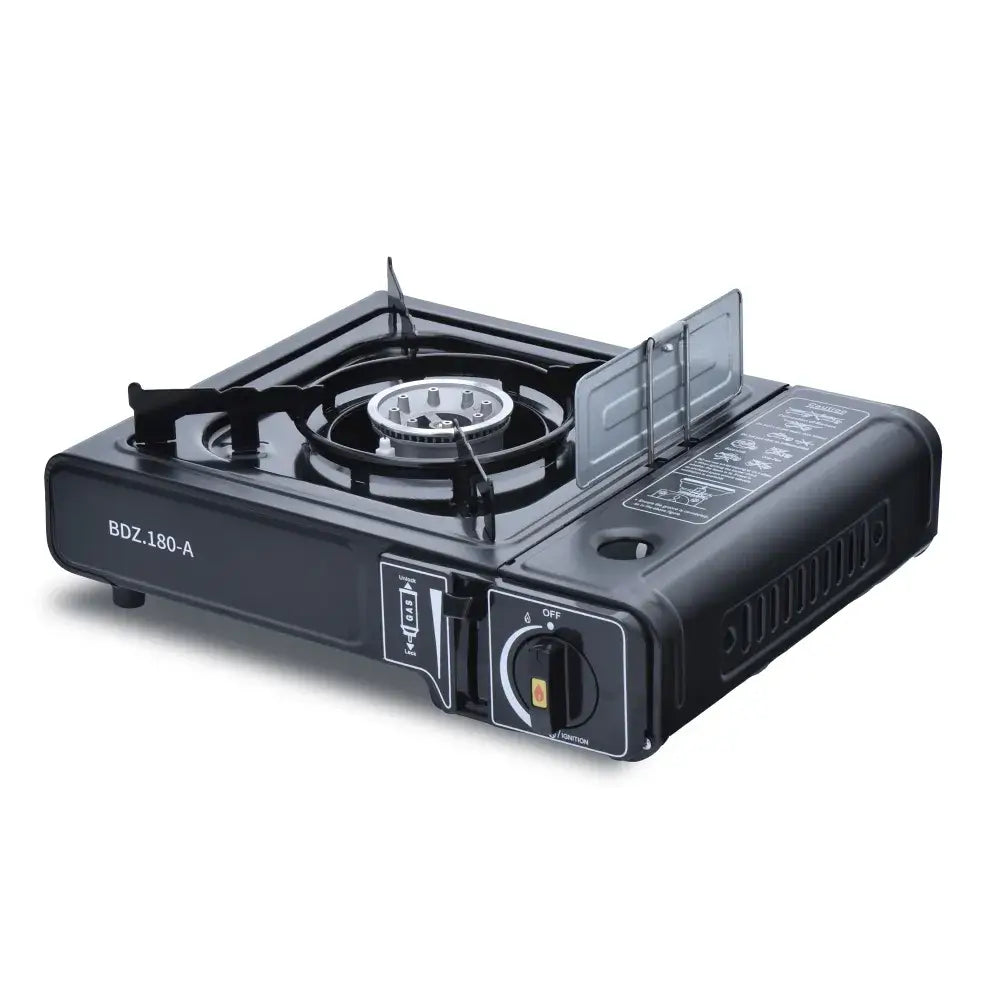 Portable Gas Stove BDZ.180-A | Compact & Efficient | Black - MIZO.at