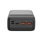 XO Laptop-Powerbank PR201 – 30000 mAh, 65W PD, Schwarz - MIZO.at