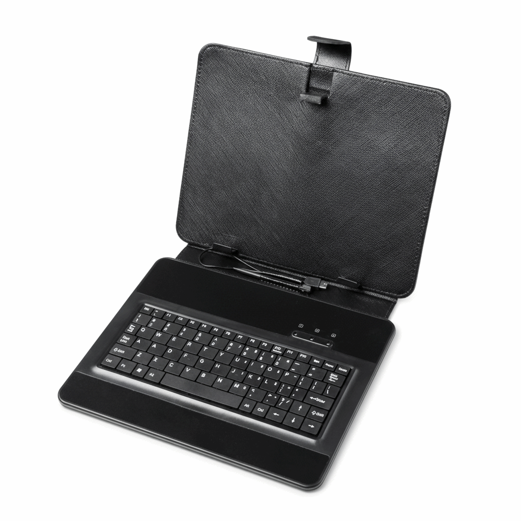 Tablet Hülle 9,7 Zoll mit Tastatur Micro USB Universal - MIZO.at