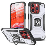 iPhone 15 Pro Schutzhülle – Wozinsky Ring Armor Case Silber - MIZO.at