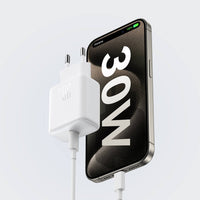 Joyroom JR-TCF24 30W USB-C PD Schnellladegerät QC SFC Weiß - MIZO.at