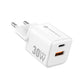 FORCELL Mini GaN – 30W PD QC4.0 Ladegerät mit USB-C & USB-A, Weiß - MIZO.at