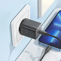 Hoco USB-C QC PD 20W N40 Schnellladegerät Schwarz