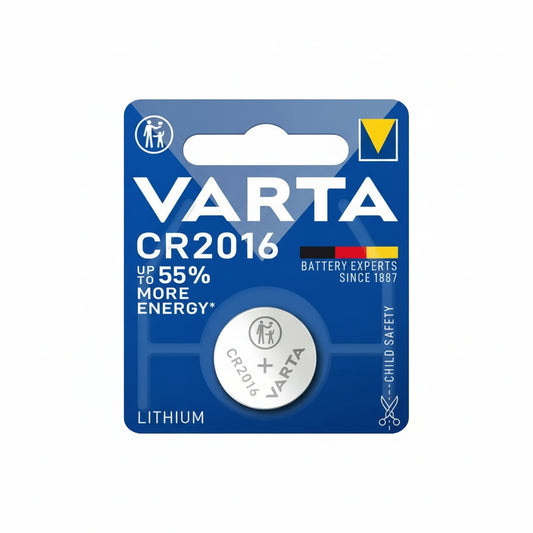 VARTA CR2016 Lithium Knopfzelle 3V 90mAh - MIZO.at