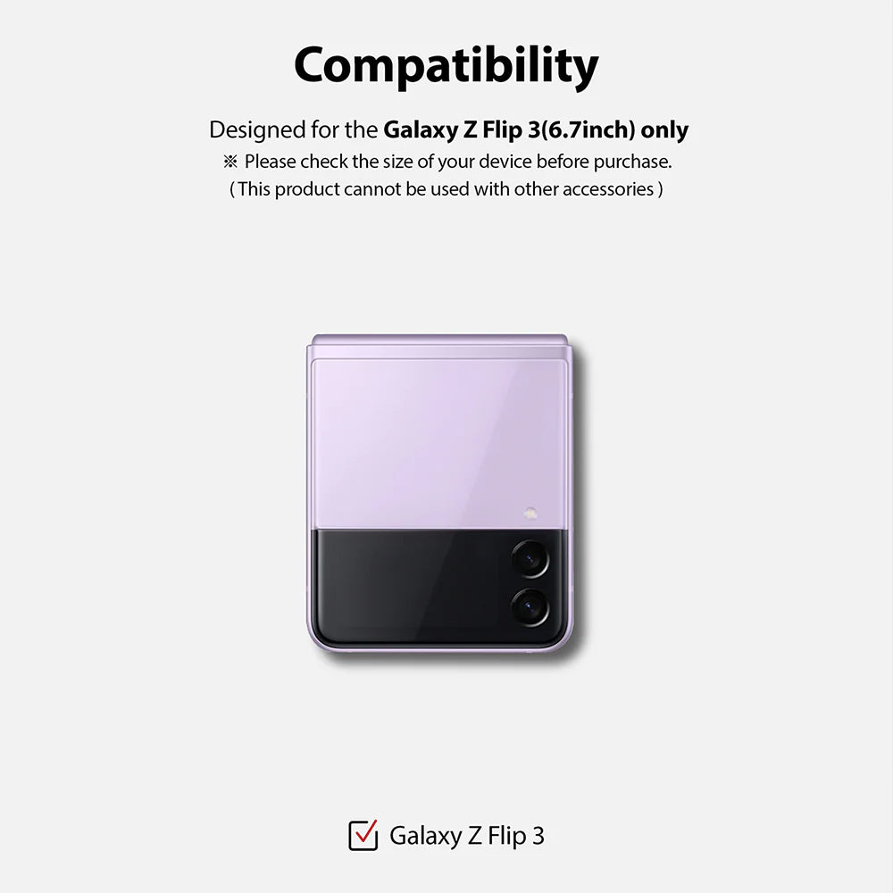Galaxy Z Flip 3 Tempered Glass Screen Protector | 3-Pack - MIZO.at