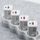 FORCELL Mini GaN – 30W PD QC4.0 Ladegerät mit USB-C & USB-A, Weiß - MIZO.at