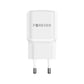 Forever TC-01: 20W Dual USB Ladegerät (USB-C PD + USB-A QC) Weiß - MIZO.at