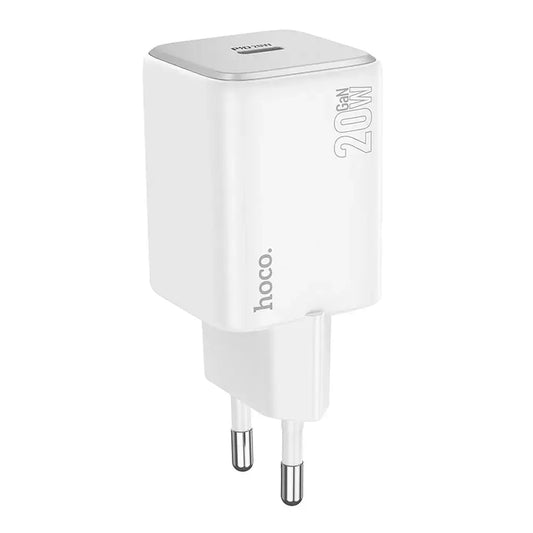 Hoco USB-C QC PD 20W N40 Schnellladegerät Weiß - MIZO.at