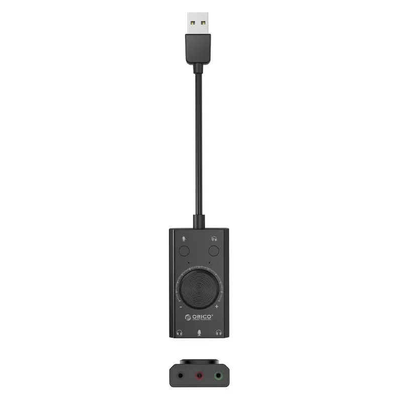 Orico SC2 USB-A External Sound Card – Black - MIZO.at