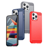 iPhone 15 Pro Max Carbon Case | Blue, Slim & Durable Protection - MIZO.at