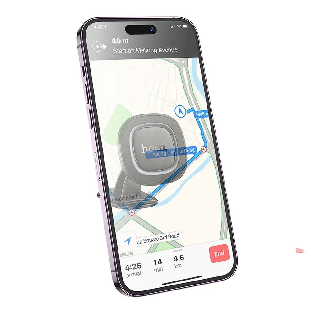 Hoco H73 Magnetic Car Phone Holder Dashboard Black-Grey