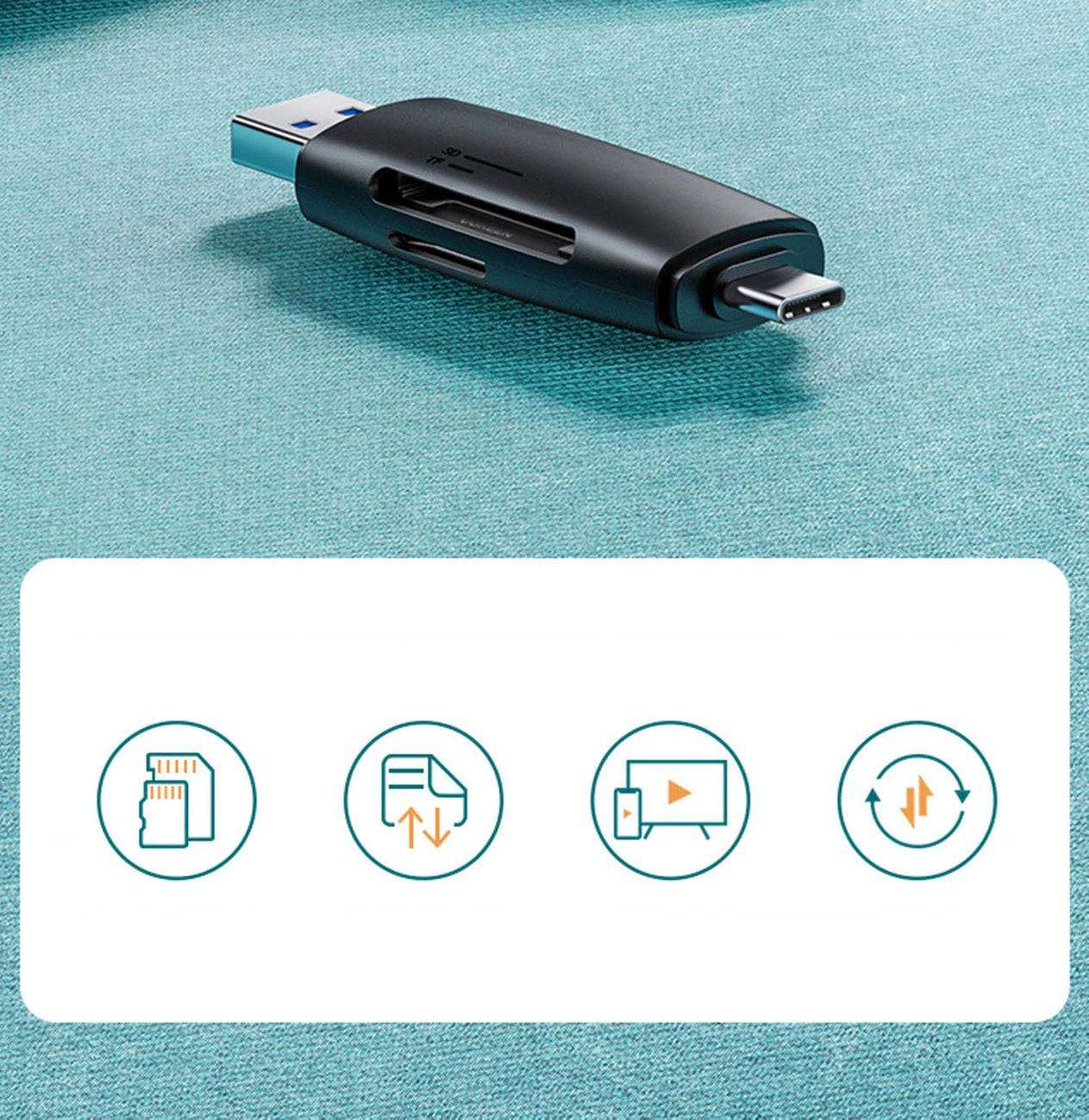 Ugreen SD / Micro SD Card Reader | Dual Slots, High-Speed Transfer - MIZO.at