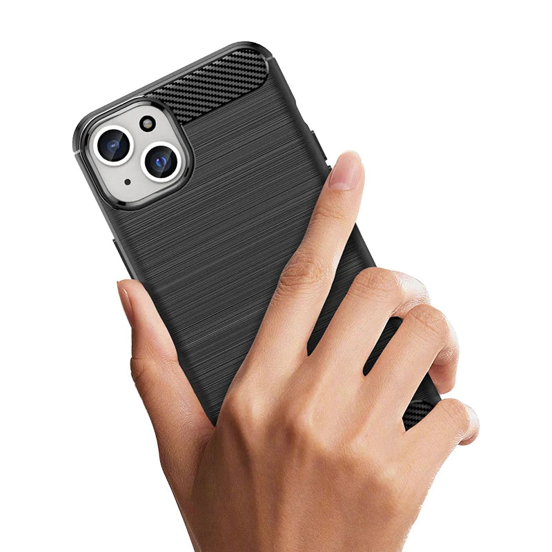 iPhone 15 Carbon Case | Black, Lightweight & Durable Protection - MIZO.at
