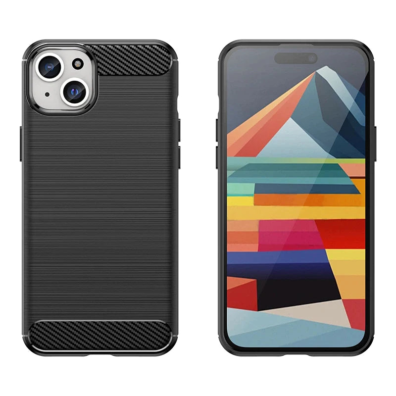iPhone 15 Carbon Case | Black, Lightweight & Durable Protection - MIZO.at