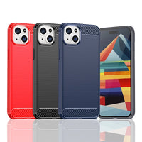 iPhone 15 Plus Carbon Case | Blue, Slim & Durable Protection - MIZO.at