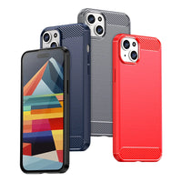 iPhone 15 Plus Carbon Case | Blue, Slim & Durable Protection - MIZO.at