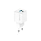 Forever TC-08 GaN Schnellladegerät 20W – Dual Port Netzteil (USB-C PD & USB-A) - MIZO.at