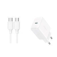 Joyroom JR-TCF20 20W USB-C PD Ladegerät + USB-C Kabel 1m Weiß - MIZO.at