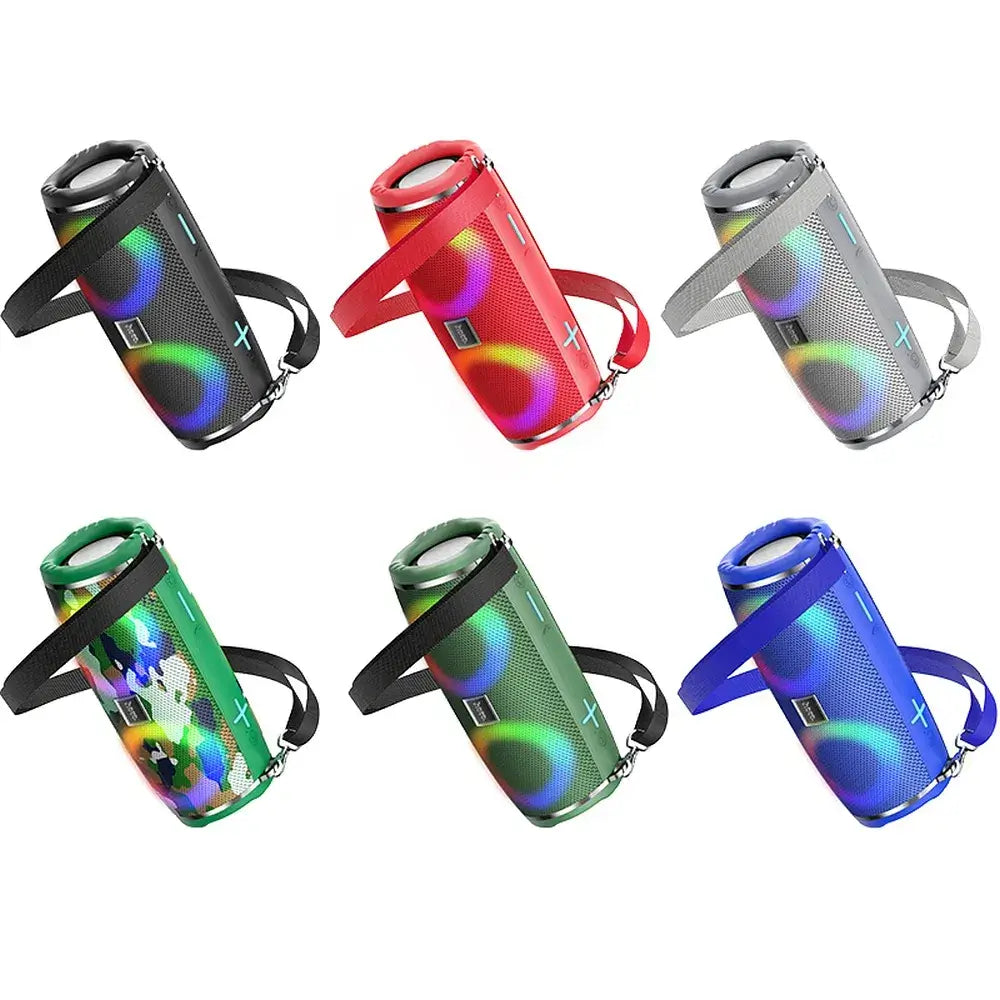 Hoco HC12 Bluetooth Speaker 2×5W LED Schwarz