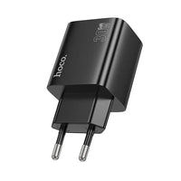 Hoco N56 30W Multiport Ladegerät 2×USB-C + 2×USB-A QC3.0 PD Schwarz - MIZO.at