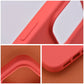 Silikon Case iPhone 14 Pfirsich Peach Soft - MIZO.at