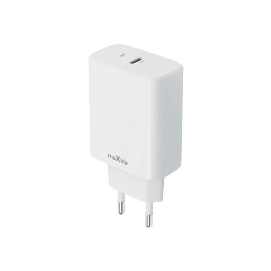 Maxlife USB-C Charger 20W | PD & QC Fast Charging White - MIZO.at