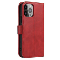 iPhone 15 Pro Magnet Flip Case | Red, Magnetic Protection - MIZO.at