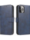 iPhone 15 Pro Max Magnet Flip Case | Blue, Magnetic Protection - MIZO.at