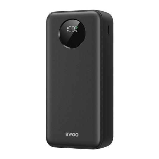 BWOO Power Bank 30,000mAh | 22.5W LCD Black - MIZO.at