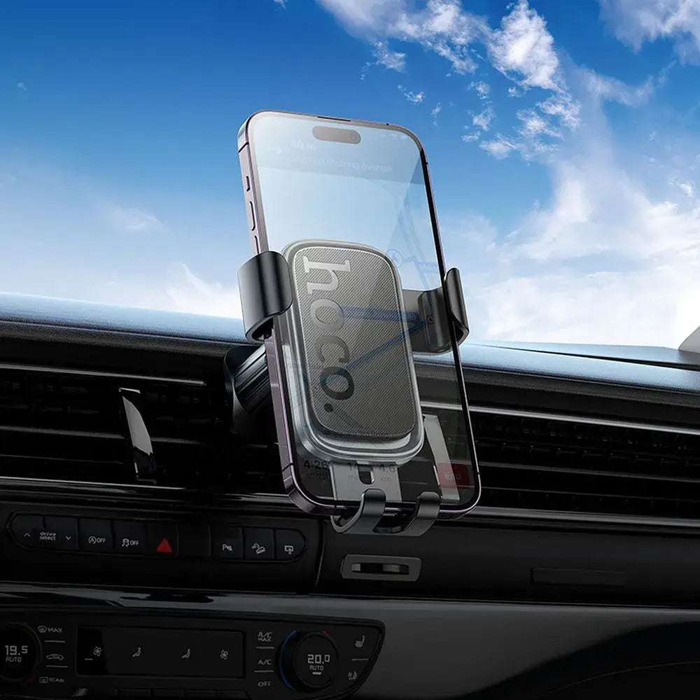 HOCO H80 Gravity Car Holder for Air Vent – Black/Gray