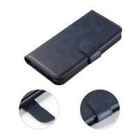 iPhone 15 Pro Max Magnet Flip Case | Blue, Magnetic Protection - MIZO.at