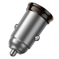 Hoco Auto-Ladegerät USB-A + USB-C QC3.0 PD 43W Grau - MIZO.at