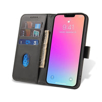iPhone 15 Pro Magnet Flip Case | Black, Magnetic Protection - MIZO.at
