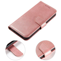 iPhone 15 Pro Magnet Flip Case | Pink, Magnetic Protection - MIZO.at