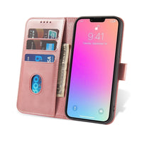 iPhone 15 Pro Magnet Flip Case | Pink, Magnetic Protection - MIZO.at