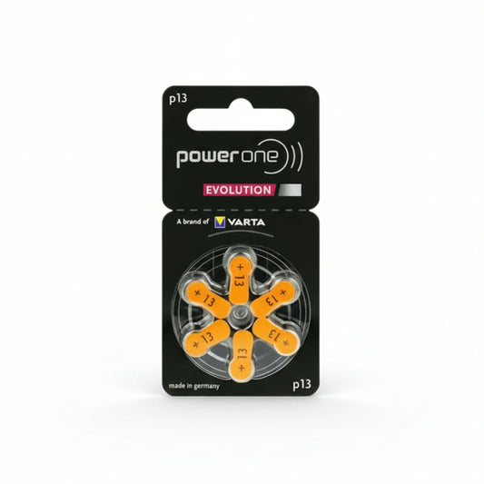 Power One Evolution VARTA 13 Hörgerätebatterien 6er Pack - MIZO.at