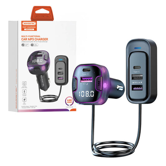 Somostel Multi-Port Netzteil 5 Anschlüsse 3.1A QC PD Schwarz - MIZO.at