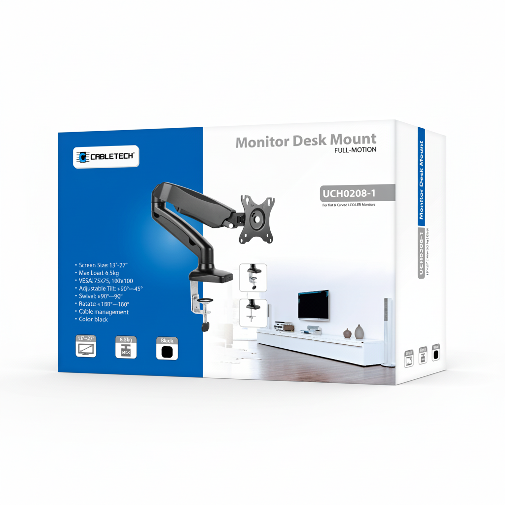 Monitor Halterung 17-32 Zoll Tischklemme VESA Arm verstellbar - MIZO.at