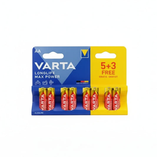 VARTA Max Power LR6/AA Alkaline Batterien 8er Pack - MIZO.at
