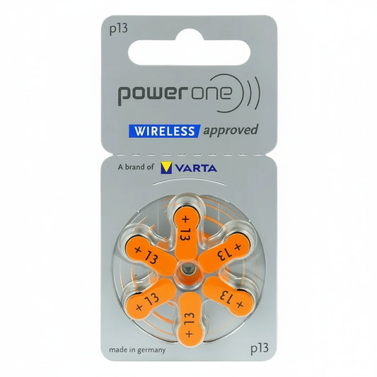Power One Varta 13 Batteries 6er Pack Made in Germany - MIZO.at